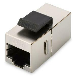 Adaptor mufa de prelungire cablu retea cat6, FTP, RJ45, Digitus, mama-mama, cu cliket, prelungitor cablu internet, mufa, trecere ecranat imagine