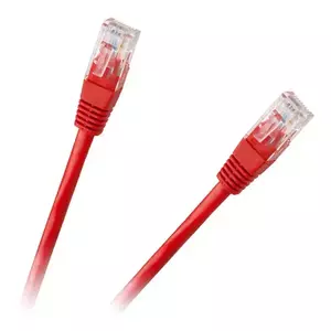 Cablu UTP CAT 6E CCA rosu 1 m imagine