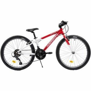 Bicicleta Pegas Drumet 24inch, MTB copii, Rosu/Alb imagine