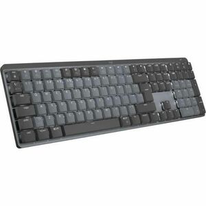 Tastatura Wireless Logitech MX Mechanical Illuminated Performance, layout US INT, USB/Bluetooth (Negru) imagine