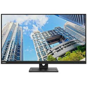 Monitor IPS LED Lenovo 28inch ThinkVision E28u-20, Ultra HD (3840 x 2160), HDMI, DisplayPort, Pivot, Boxe (Negru) imagine