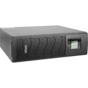 UPS GEMBIRD 3000VA/1800W, AVR, sinusoida pura cu management, rack, , IEC x 6/ Schuko x 1, 4 x baterie 12V/9Ah, display LCD imagine