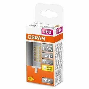 Bec LED Osram LINE, R7s, 12W (100W), 1521 lm, lumina calda (2700K), 78mm, Ø29mm imagine