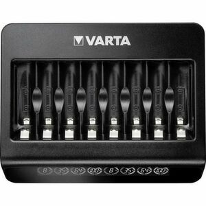 Incarcator pentru 8 acumulatori Varta LCD Multi-Plus Ni-MH AA, AAA, Negru imagine