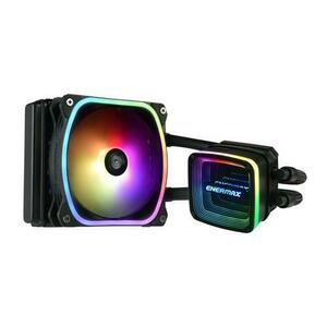 Cooler CPU Enermax AQUAFUSION ADV 120, Racire cu lichid, Iluminare RGB (Negru) imagine