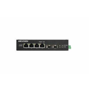 Switch Hikvision DS-3T0506HP-E/HS, 4-Port, PoE imagine