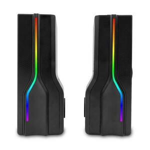 Sistem audio portabil pentru gaming, Media-Tech COBRA PRO ARAGOR 2.0 MT3175, Iluminare RGB, Bluetooth, Negru imagine