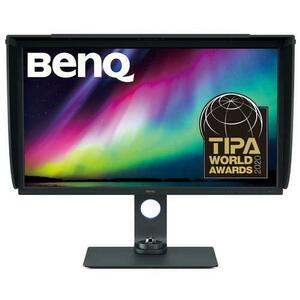 Monitor IPS LED BenQ 32inch SW321C, UHD (3840 x 2160), HDMI, DisplayPort, Pivot (Gri) imagine