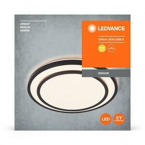 Plafoniera LED Ledvance Orbis Berlin 490, 36W, 4700 lm, lumina calda (3000K), IP20, Ø49cm, metal/plastic, Negru imagine