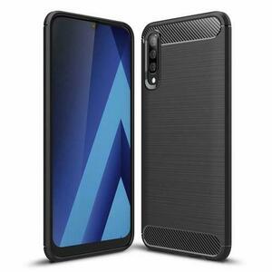 Husa pentru Samsung Galaxy A70 A705, OEM, Carbon, Neagra imagine