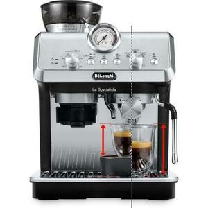 Espressor Manual De'Longhi La Specialista Arte EC9155.MB, 1, 5L, 15 Bar, 1400W (Negru/Argintiu) imagine