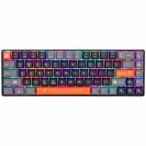 Tastatura Gaming Mecanica Marvo KG902W RGB Red Switch, Wireless, Bluetooth, iluminare RGB imagine