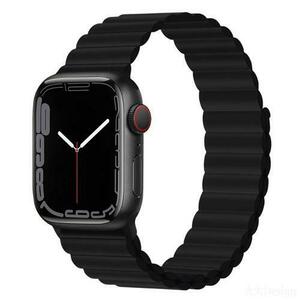 Curea Devia Deluxe Series Sport 3 Silicone Magnet compatibila cu Apple Watch 42mm / 44mm / 45mm imagine