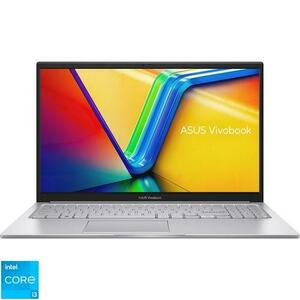 Laptop ASUS Vivobook X1504ZA (Procesor Intel Core i3-1215U (10M Cache, up to 4.40 GHz) 15.6inch FHD, 8GB, 512GB SSD, Intel UHD Graphics, Argintiu) imagine