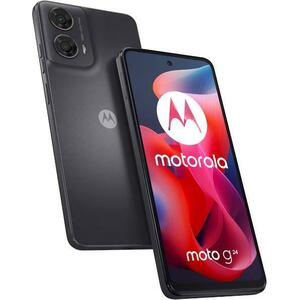 Telefon Mobil Motorola Moto G24, Procesor Octa-Core MediaTek Helio G85, LCD IPS 6.56inch, 4GB RAM, 128GB Flash, Camera Duala 50+2MP, Wi-Fi, 4G, Dual Sim, Android (Negru) imagine