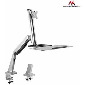 Suport Monitor Maclean MC-728, 13inch - 32inch, 8 Kg (Argintiu) imagine