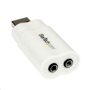 Placa de sunet externa StarTech ICUSBAUDIO, USB 2.0 (Alb) imagine