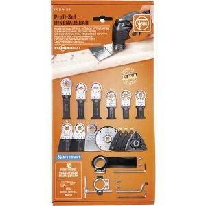 Set 45 accesorii pentru fierastrau multicutter Fein, prindere Starlock Max, taiere lemn si metal imagine