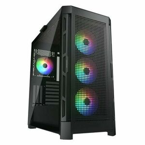 Carcasa Cougar Duoface PRO RGB, Middle Tower, Fara sursa, ATX, E-ATX (Negru) imagine