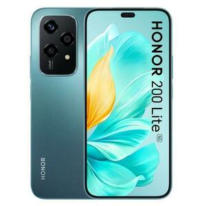 Telefon Mobil Honor 200 Lite, Procesor Mediatek Dimensity 6080 Octa-Core, AMOLED Touchscreen 6.7inch, 8GB RAM, 256GB Flash, Camera Tripla 108+5+2MP, Wi-Fi, 5G, Dual Sim, Android (Albastru) imagine