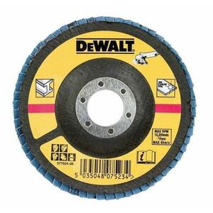 Disc lamelar pentru metal DeWALT DT3310-QZ, P80, 125 x 22.23 mm imagine