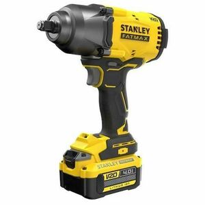 Masina de insurubat cu impact Stanley SFMCF940M1-QW Fatmax V20, 2000 rpm, 1/2inch, 949 Nm + Acumulator 4.0 Ah, Incarcator, Geanta de transport imagine