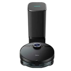 Aspirator robot Midea S8+, Statie de golire automata, 55 W, 0.45 L, Autonomie 180 min, Compatibilitate aplicatie (Negru) imagine