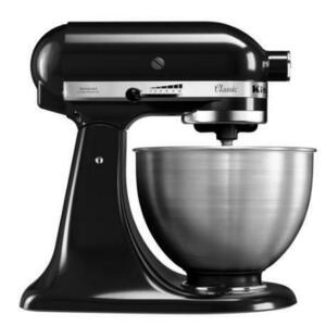 Mixer Classic KitchenAid 5K45SSEOB, 4.3L (Negru/Argintiu) imagine