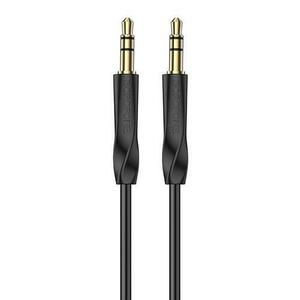 Cablu Audio 3.5mm - 3.5mm Borofone BL16, 1m, Negru imagine