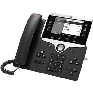 Telefon VoIP Cisco CP-8811-K9=, Ecran 5inch (Negru) imagine