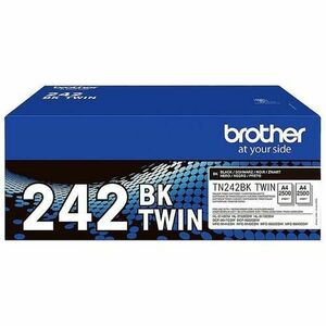 Set 2 tonere imprimanta, Brother, Compatibil cu Brother TN-242, 2500 pagini, Negru imagine