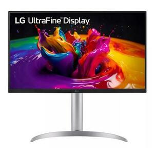 Monitor IPS LED LG 32inch 32UQ850V-W, UHD (3840 x 2160), HDMI, DisplayPort, Pivot (Alb/Argintiu) imagine