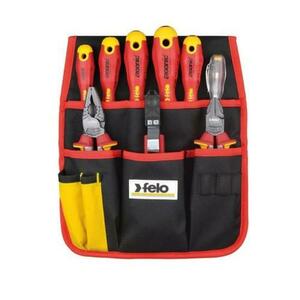 Set scule electrician Felo, Izolate, 9 Piese, Montare la curea imagine