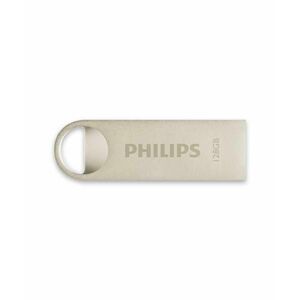 Stick USB Philips Moon Edition, 128GB, USB 2.0 (Argintiu) imagine