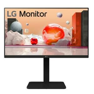 Monitor IPS LED LG 27inch 27BA560-B, Full HD (1920 x 1080), VGA, HDMI, DisplayPort, Pivot, Boxe, 100 Hz, 5 ms (Negru) imagine