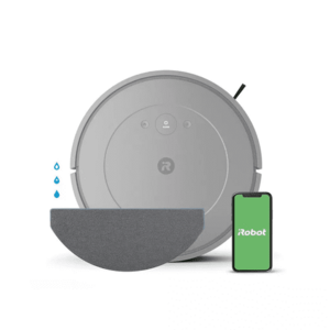 Aspirator robot iRobot Roomba Combo Essential Y011640, Autonomie 120 minute, 3 programe, Recipient 0.4 l (Gri) imagine