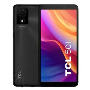 Telefon Mobil TCL 501, Procesor Mediatek Helio G36 Octa-Core, IPS LCD Capacitive Touchscreen 6inch, 2GB RAM, 32B Flash, Camera 5 P, Wi-Fi, 4G, Dual Sim, Android (Negru) imagine