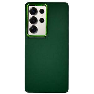 Husa Lemontti Frame Samsung Galaxy S25 Ultra, Verde imagine