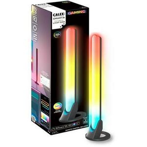 Lampa LED RGBIC inteligenta Calex Gaming Light Bar, Wi-Fi, Bluetooth, Razor Chroma, Game Synchronization, 4.5W, lumina colorata, control vocal, 34.4cm imagine