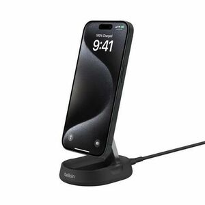 Incarcator wireless Belkin BOOSTCHARGE PRO Convertible Qi2 WIA008vfBK, 15 W (Negru) imagine