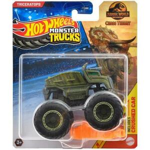 Masinuta Hot Wheels Monster Truck - Triceratops, scara 1: 64 imagine