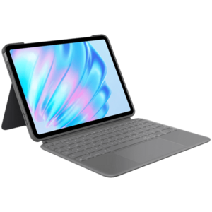 Husa cu tastatura Logitech Combo Touch pentru iPad Pro 11-inch (M2) si iPad Air (5th Gen), Layout US International (Gri deschis) imagine