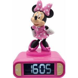 Ceas decorativ Lexibook Minnie, plastic (Roz) imagine