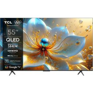 Televizor QLED TCL 139 cm (55inch) 55T8C, Ultra HD 4K, Smart TV, WiFi, CI+ imagine