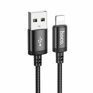 Cablu Date si Incarcare USB-A - Lightning HOCO X89, 18W, 2m, Negru imagine