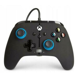 Controller PowerA EnWired Cu fir pentru Xbox Series X/S, Xbox One, PC, 3, 5 mm audio (Negru/Albastru) imagine