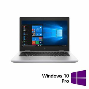 Laptop Refurbished HP ProBook 640 G5, Intel Core i5-8265U 1.60 - 3.90GHz, 8GB DDR4, 256GB SSD, 14 Inch Full HD, Webcam + Windows 10 Pro imagine