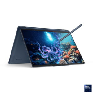 Laptop Lenovo Yoga 9 2-in-1 14ILL10, 14' 2.8K WQXGA+ (2880x1800) OLED 1100nits (peak) / 500nits (typical) Glossy / Anti-fingerprint, 100% DCI- P3, 120Hz, Eyesafe®, Dolby Vision®, DisplayHDR™ True Black 1000, Glass, Touch, Intel® Core™ Ultra 7 258V, 8C (4 imagine