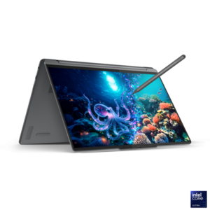 Laptop Lenovo Yoga 9 2-in-1 14ILL10, 14' 2.8K WQXGA+ (2880x1800) OLED 1100nits (peak) / 500nits (typical) Glossy / Anti-fingerprint, 100% DCI- P3, 120Hz, Eyesafe®, Dolby Vision®, DisplayHDR™ True Black 1000, Glass, Touch, Intel® Core™ Ultra 7 258V, 8C (4 imagine