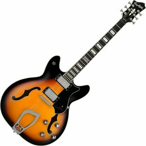 Hagstrom Viking Tobacco Sunburst Chitară semi-acustică imagine